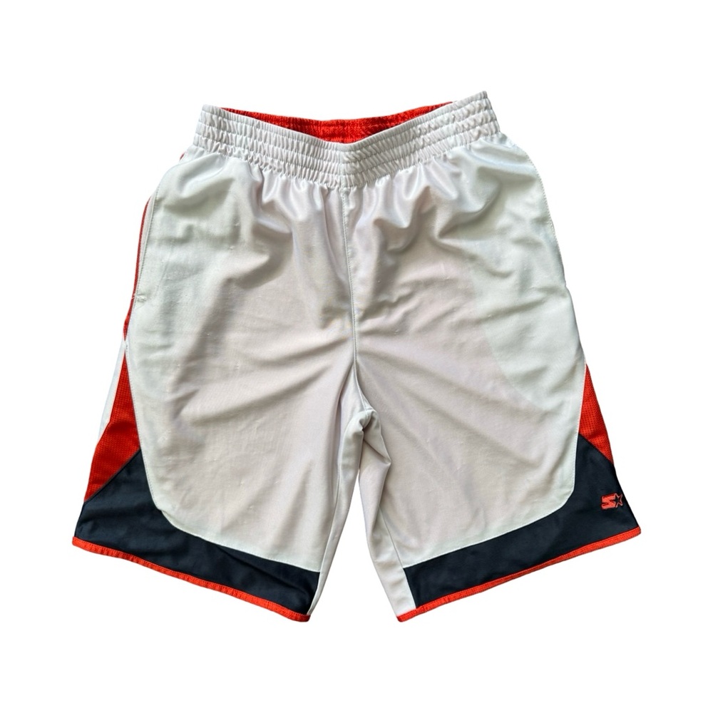 STARTER Reversible Basketball Shorts – Orange & White